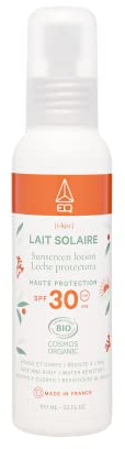 EQ Sonnenmilch SPF30, 100 ml, hoher Sonnenschutz, Bio-zertifiziert durch Ecocert