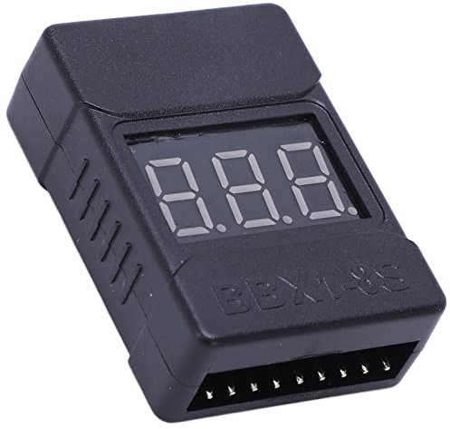 10Pcs Lipo Battery Tester, Lithium Battery Tester Low Voltage Cutoff Alarm Battery Capacity Tester Battery Meter Battery Voltage Meter