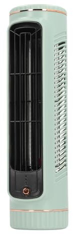 Bewinner Ventilatore a Torre da 10,5 Pollici, Ventilatore da Tavolo con Raffreddamento Silenzioso a 3 velocità, Ventilatore da Tavolo Silenzioso Senza Lama, Piccolo Ventilatore Personale