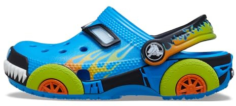 Crocs Unisex Kids Clog, Classic IAM Monster Truck Clog T, Neon Ocean, 9 UK Child