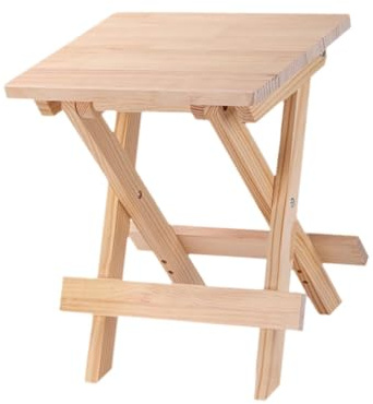 Gcljlmy Sgabello da pittura in legno, sgabello pieghevole in legno, sgabello da bancone stabile, sgabello artistico per ingresso, soggiorno, mobili da galleria