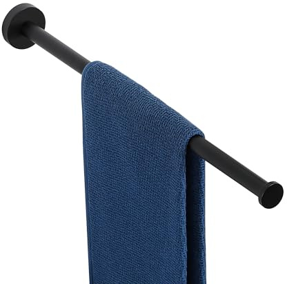 SAYAYO Handtuchhalter Schwarz 40cm Handtuchstange Badetuchhalter Edelstahl | Handtuchhalter Bad Gästehandtuchhalter Wandmontage für Badezimmer und Küche