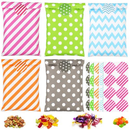 Papiertüten Geschenktüten Kindergeburtstag Kleine 100 Stück Tüten für Süßigkeiten Papier Candy Bar Tüten Kindergeburtstag Bunt Papiertüte Klein Geschenktüte Geburtstag Partytüten für Hochzeit
