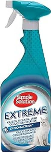 Simple Solution Smacchiatore Estremo per Gatti e odori, detergente Enzimatico con Potere pulente 3X PRO-Bacteria - 750ml