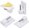 Ganchos Autoadhesivos para Varillas de Cortina de Red, 20 Piezas, Blanco