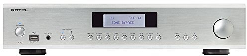 Rotel A12 Audioverstärker (A/B 10-100000 Hz) Silber