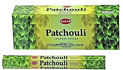 Hem Lot de 6 boîtes de 20 bâtonnets d'encens Patchouli
