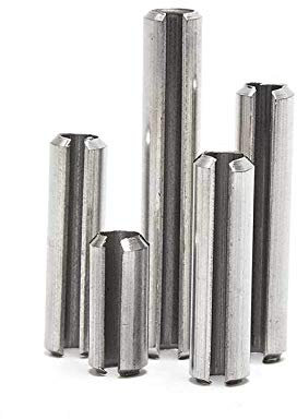 Pasador cilíndrico elástico de acero inoxidable 304, pasador de posicionamiento dividido, pasador dividido, pasador de resorte, pasador hueco-D6 * 35 -20 piezas