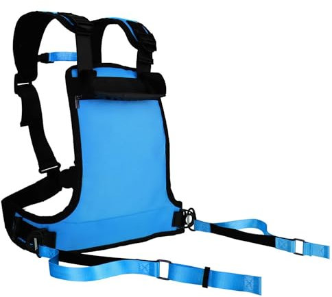 AIEX Ski Gurt Kinder, Kinder-Klettergurt, Skigurt, Weste und Leine für Jungen und Mädchen, Kleinkinder, Snowboard-Anfänger (Blau)