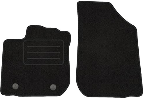 Vorne Velour Fußmatten Satz für Dacia Logan II/Dacia Logan II MCV (2012-2020) - 2-teilig - Passgenau