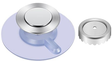 AUNMAS Porte-savons Magnétique Mural en Acier Inoxydable, Porte-savons Magnétique pour Salle de Bains et Cuisine (Type d'autocollant)