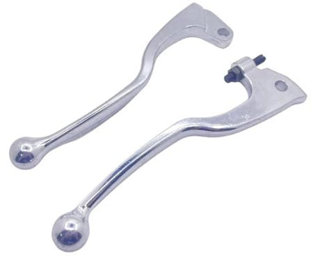 TISURXQ Für DT125 TW200 XT225 YZ80 YZ125 TDR240 WR200 XT/TT 600 XT350 TTR250 Chrom Motorrad Griff Kupplung Bremshebel Kupplungshebel Bremshebel Kupplung