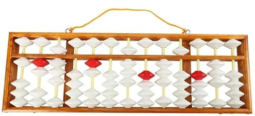 Boulier chinois 1 paquets boulier boulier chinois calculatrice de professeur d'éducation mathématique suspendu boulier d'enseignement for professeur d'école 23x8in