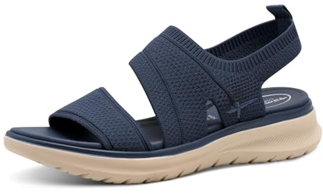 TAMARIS Comfort dam TC Vegan sandaler, marinblå, 38 EU, marinblå, 38 EU