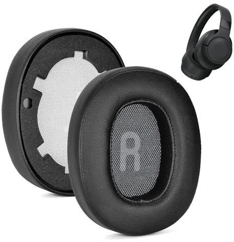700BT Ohrpolster für JBL Tune 720BT 700BT T750BTNC T760NC Kopfhörer, Ersatz-Ohrpolster mit Protein-Leder und Memory-Schaum für Tune T710 T720 Ohrenschützer, 2 Stück