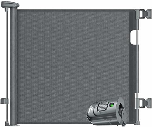 KIDIZ® Treppenschutzgitter Türschutzgitter ausziehbar 0-180CM | kindersicheres Treppengitter für Babys & Haustiere | Schutzgitter für Treppen & Türen Absperrgitter inkl. Bodenanker & Montagezubehör