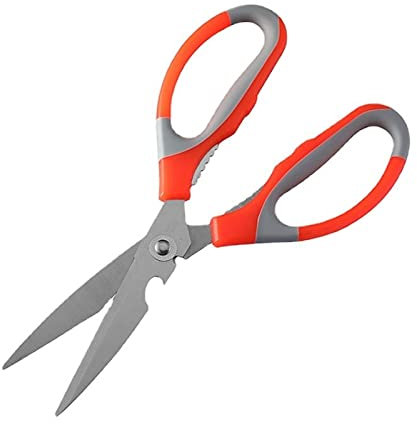 ZONSHJDKR Tijeras Tijeras for Ensalada de Acero Inoxidable for Uso doméstico, Tijeras for Hueso de Pollo, Tijeras Resistentes for Barbacoa, for Alimentos