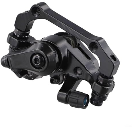 Set di pinze freno a disco meccaniche anteriori e posteriori compatibili con 160 mm per mountain bike bici da strada bici pieghevole bicicletta elettrica con pastiglie freno in metallo lega di