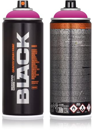 Sprühdose Montana BLACK 400 ml - Graffiti Paint - hochdeckende Mattfarben - zuverlässig - high-pressure - (3160 Good Times)