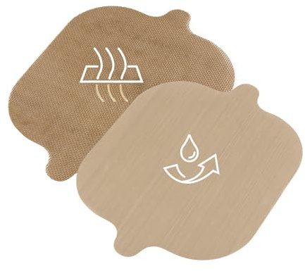 GOURMETmaxx Dauerbackfolie 2-in-1 für Heißluftfritteusen – als Dauerbackpapier nutzbar | zuschneidbare Dauerbackmatte mit Laschen | spülmaschinenfest |auch für Unterhitze | 100 x wiederverwendbar