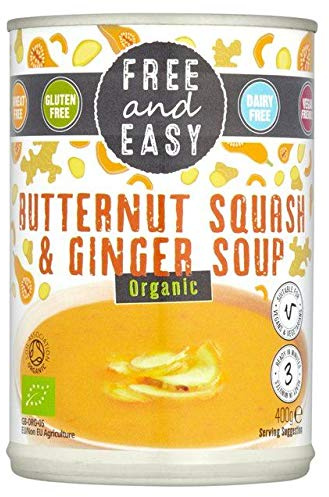 Gratuit Et Facile Sans La Courge Et La Soupe Au Gingembre Musquée Bio Sans Produits Laitiers 400G