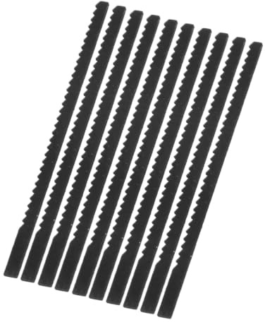 FTVOGUE Mini-Stichsägeblatt Set, 10 Stück, Z060, Eisen | Beidseitig nutzbar, langlebig, für dünne Metalle und Aluminium, einfache Installation, für Heimwerker und Metallbearbeiter
