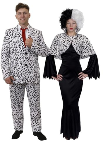 Halloween-Kostüm für Paare, Dalmatiner, für Sie und Ihn