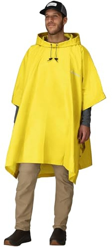 frogg toggs Ultra-lite2 Regenponcho, wasserdicht, atmungsaktiv, Erwachsenen- und Jugendgrößen, gelb, Einheitsgröße
