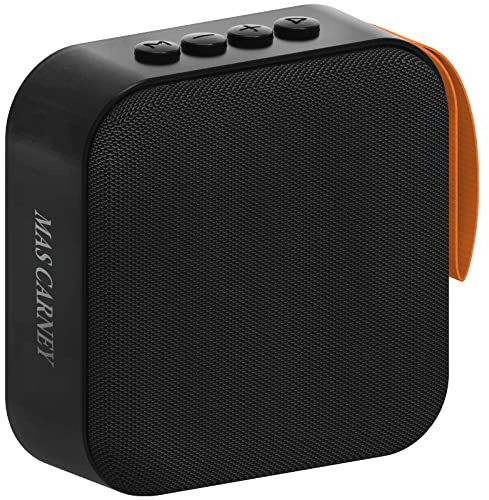 MAS CARNEY F3 Tragbare Bluetooth-Lautsprecher Mit Mikrofon - Kleine Musikbox, 52 Mm Starker Treiber, 8 Stunden Spielzeit, Für Reisen, Im Freien, Zu Hause