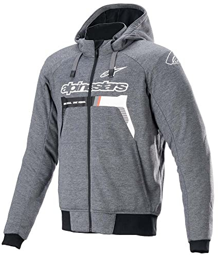 Alpinestars Chrome Ignition Giacca tessile moto, grigio/nero/bianco, M