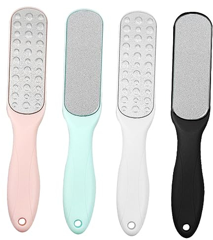 FRCOLOR 4pezzi Piedi in Acciaio Inossidabile Kit Per Pedicure Per Morta Dei Piedi Strumento Per Raschiare i in Casa Per Pedicure Portatile