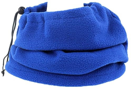 BISONBLUE Schal Schals Damen Herren Halstuch Mütze Winter-Nackenwärmer Radfahren Kordelzug Rb