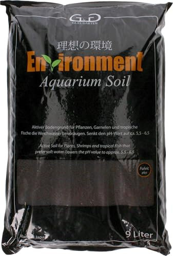 Shrimp Nature GlasGarten Environment Aquarium Soil Active, natural substrate for freshwater aquariums (9 litres)