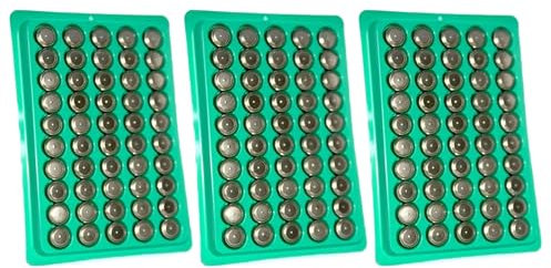 150 pilas de reloj LR44 AG13 de 140 mAh L1154 357 SR44 1.5 V pilas alcalinas de botón adecuadas para reloj