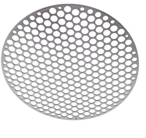Oniissy Round Stainless Steel Grill Net BBQ Mat Carbon Furnace Steam Nets Barbecue Rack,Grate Picnic Grid Net,18cm/20cm/22cm/24cm/26cm/28cm/30cm(22CM)