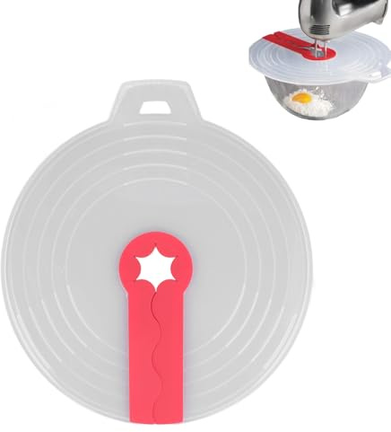 OFFAXE Spritzschutz Deckel für Rührschüssel, Silikon Spritzschutz Mixer Ø 31cm, Spritzschutz Schüssel für Küchenmixer & Schneebesen, BPA-frei, Spülmaschinenfestes Backzubehör