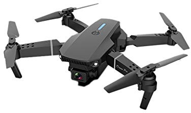 Cpolebev E88 WiFi FPV Drone avec Grand Angle 4K HD Double CaméRa Pliable Altitude Maintenue TéLéCommande Quadrirotor Drones Professionnels