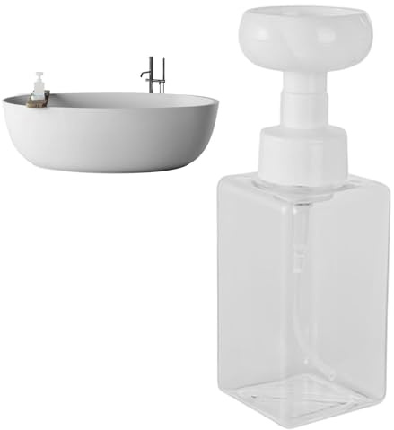 Dispenser Di Sapone In Schiuma Di Fiori - Bottiglia Di Pressione Liquida Ricaricabile, Contenitore A Lavaggio A Mano Vuoto | Accessorio Per Lavello Da Cucina Del Bagno Decorativo, Porta Saponi In Schi