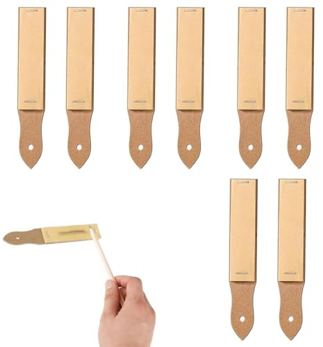 JYNXOR 8 Stück Papierwischer Set, Schleifpapier Bleistiftspitzer, für Polieren & Feinschleifen - Skizzieren Sie Bleistift Schleifpapier, Bleistiftspitzer & Malerei Schleifpapier für Skizzenliebhaber