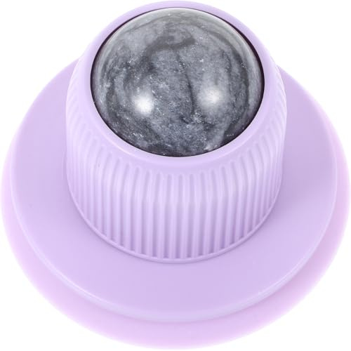 Healeved Massage Roller aus Jade Tragbarer Massageball zur Muskelentspannung Fördert Durchblutung und Stoffwechsel Geeignet für Rücken Nacken Fußmassage zu Hause Lindernd bei