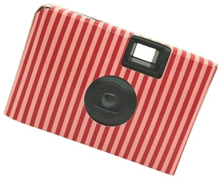Appareil photo jetable portable avec film noir et blanc préchargé pour 24 prises de vue non focalisées, utilisation intérieure ou extérieure Appareil photo jetable