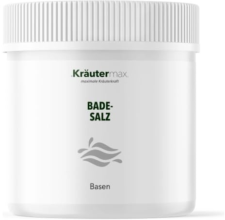 Kräutermax Basen Badesalz Basisches Badesalz mit Magnesium und Totes Meer Salz 1000 g