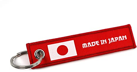 VmG-Store MADE IN Jet Tag Llavero con banderas de países Material sólido y robusto rodeado de elegantes banderas de países S141