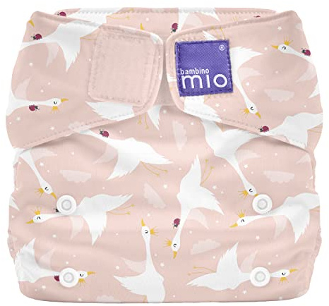 Bambino Mio, Miosolo klassisk allt-i-ett-återanvändbar blöja, ekologisk kemisk fri blöja (fjäderflygning, en storlek)