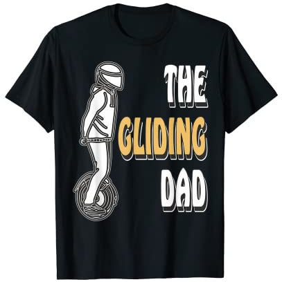 EINRAD THE GLIDING DAD Einrad Elektrisches Einrad Solowheel T-Shirt