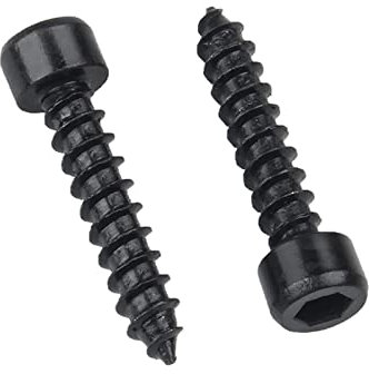 ORANXIN M5 x 45mm 30 Pcs Level 8.8 Self Tapping Drilling Screws Carbon Steel Cylindrical Head Speaker Trumpet Socket Cap Wood Screws Black