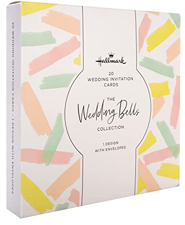 Hallmark Biglietti d'invito per matrimonio, confezione multipla da 20 in 1