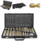 Herrselsam Lot de 230 forets hélicoïdaux à métal HSS - Diamètre : 1-13 mm - Avec revêtement en titane - Pour métal, plastique, brique et bois