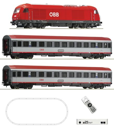 Roco 5110005 H0 z21 Start Digital-Set Diesellok Rh 2016 mit Schnellzug der ÖBB