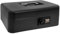 Idena 50118 - Caja de caudales con cerradura de combinación de 3 dígitos, aprox. 25 x 18 x 9 cm, caja de caudales de acero negro, incl. compartimento para billetes duros